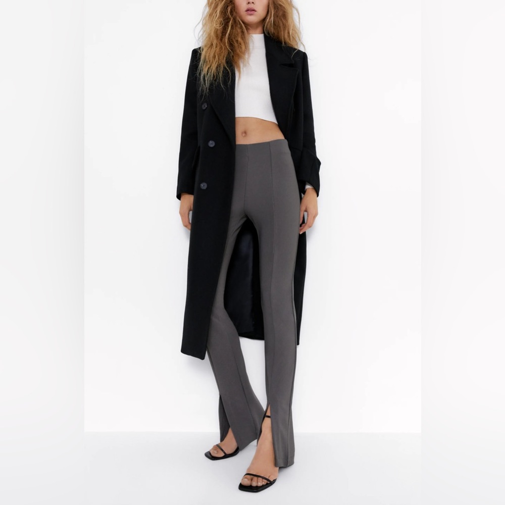 Zara ribbed flared pants